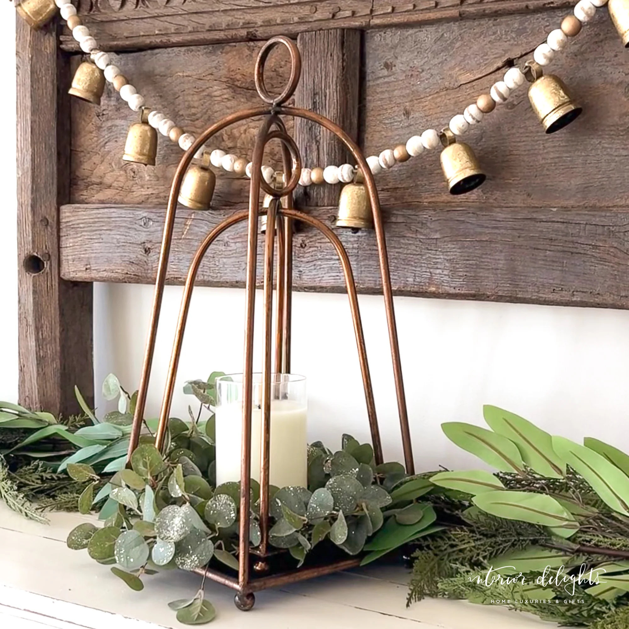 Set of Two Copper Toned Lanterns BLACK FRIDAY DOORBUSTER | Interior Delights