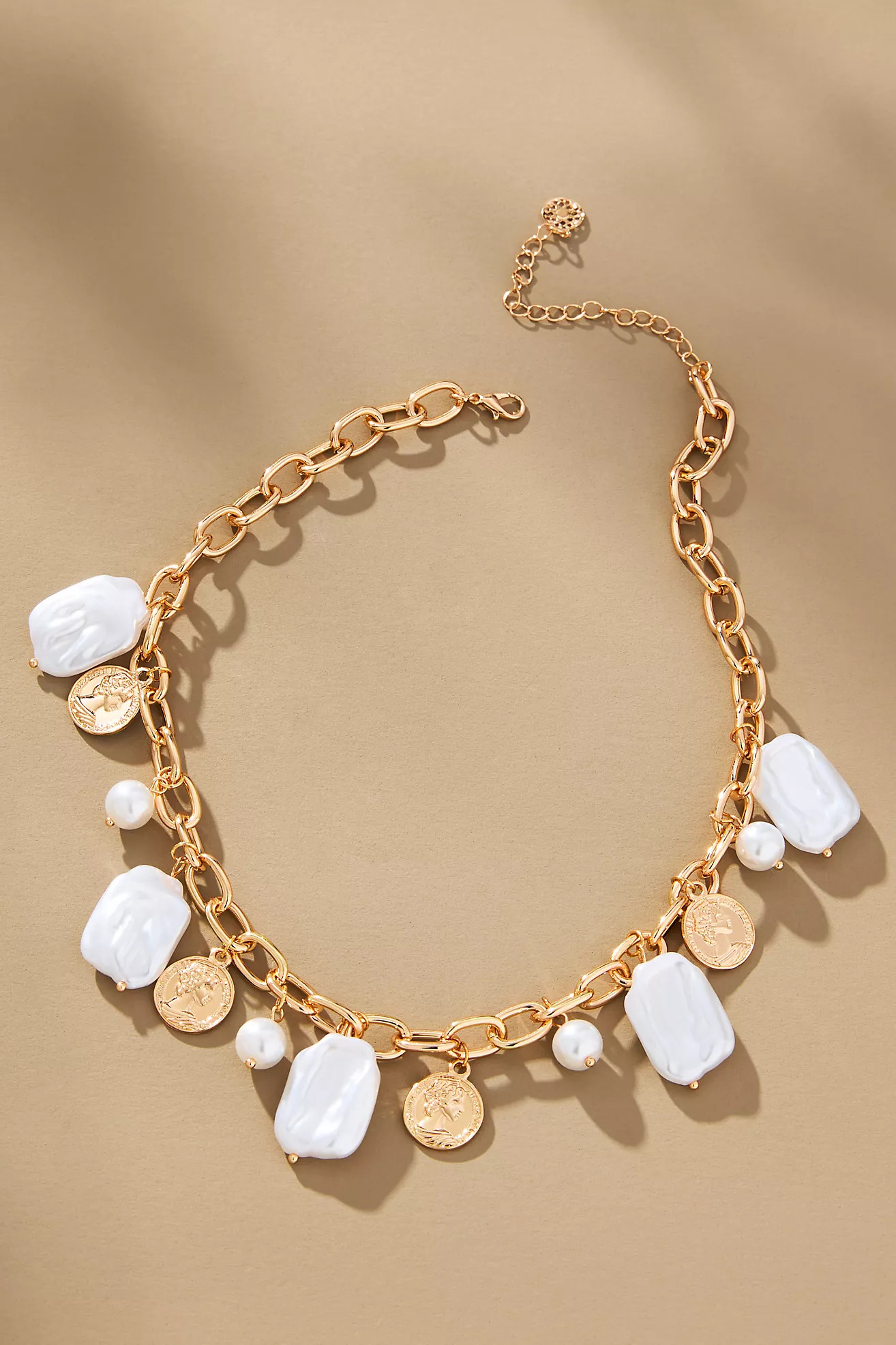8 Other Reasons Cove Pearl Charm Necklace | Anthropologie (US)