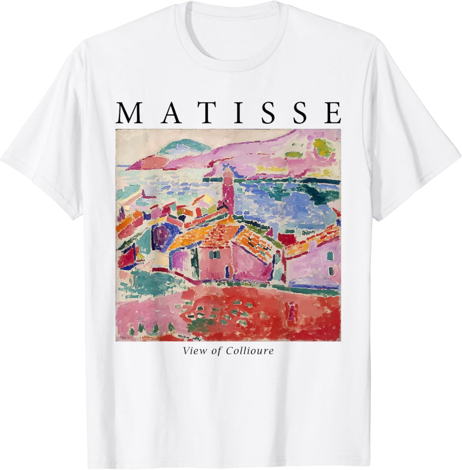 Henry Matisse View of Collioure art Painting T-Shirt       Send to LogieInstantly adds this produ... | Amazon (US)