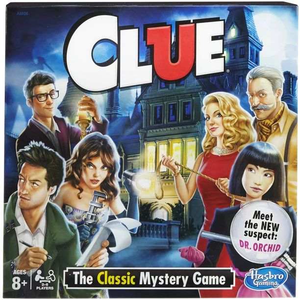 Clue Game, Mystery Board Game, Game for 2-6 Players, for Ages 8 and up | Walmart (US)