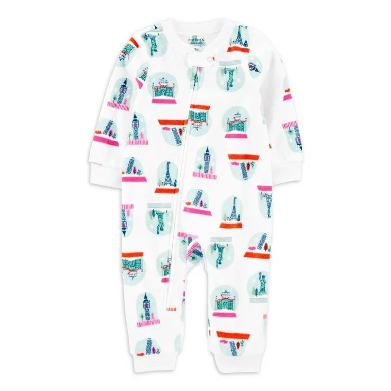 Carter's Child of Mine Baby & Toddler Holiday Pajama Set, 1-Piece, Sizes 12M-5T - Walmart.com | Walmart (US)