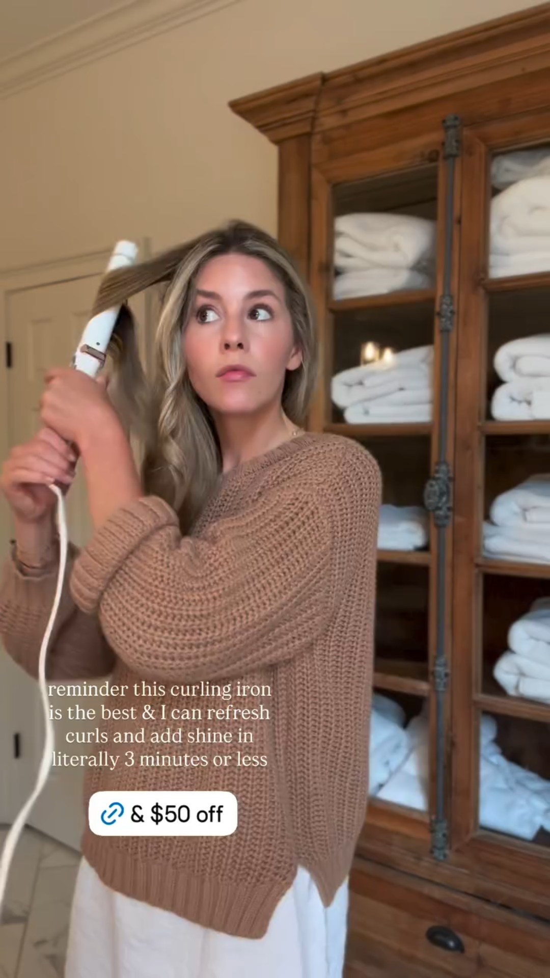 Reminder this curling iron is the best & I can refresh curls and add shine in literally 3 minutes or less! I recently replaced my old T3 with the new one and it’s part of the Nordstrom Anniversary sale!

#LTKBeauty