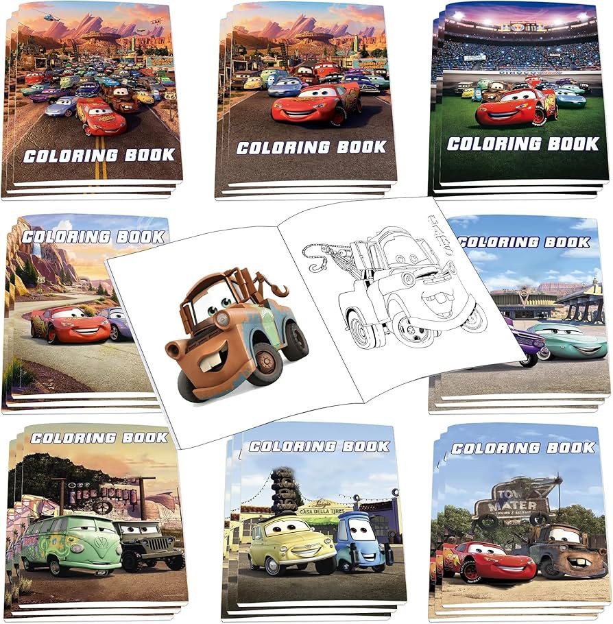 24PCS Race Car Coloring Books Bulk for Kids Mini DIY Drawing Book Set for Race Car Party Favors B... | Amazon (US)