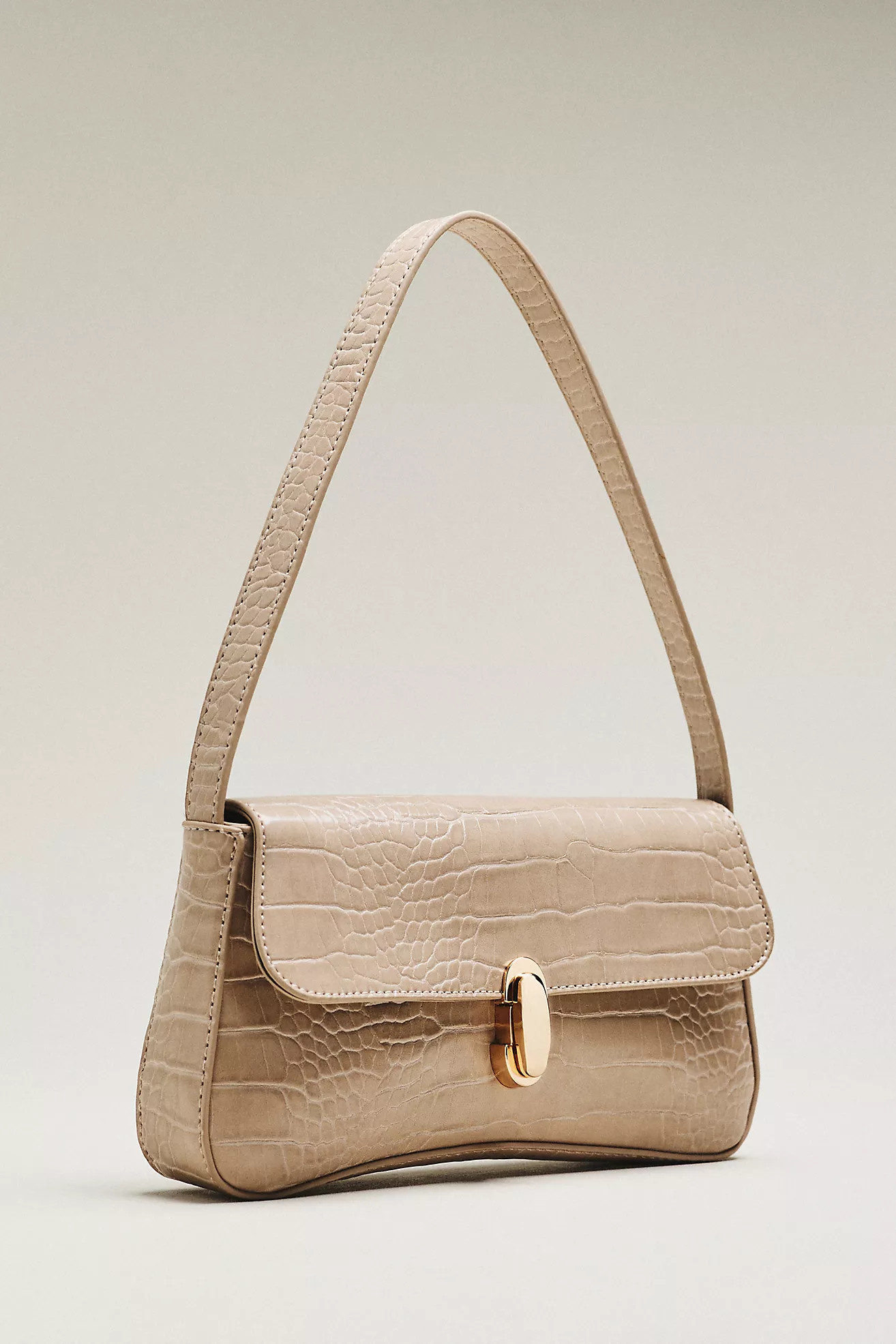 Maeve Faux-Leather Croc Purse | Anthropologie (US)