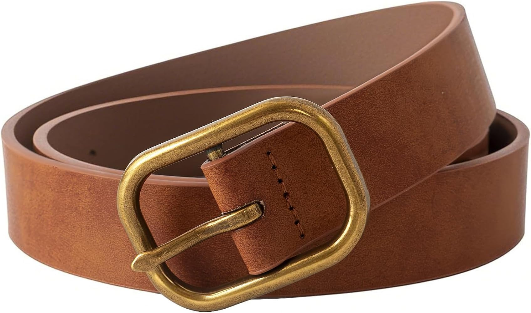 Womens Belts Leopard Print Belt for Women Genuine Leather Waist Belts for Jeans | Amazon (US)