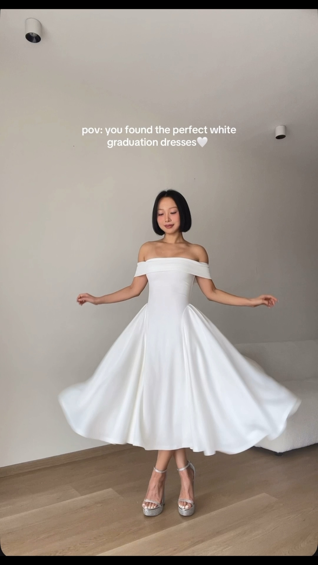 graduation season is hereee🤍 which one is ur fav ?? 

#graduationdress #whitedress #bridaldress #summeroutfit #elegantstyle 

#LTKWedding #LTKParties #LTKStyleTip