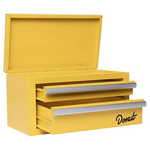 Donut Media Mini Tool Box with Magnetic Catch Drawers - Yellow | HSN