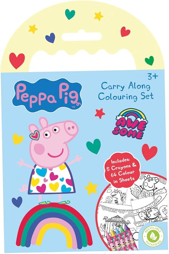 Peppa Pig Creative Kids Craft Set Carry Along | Amazon (UK)