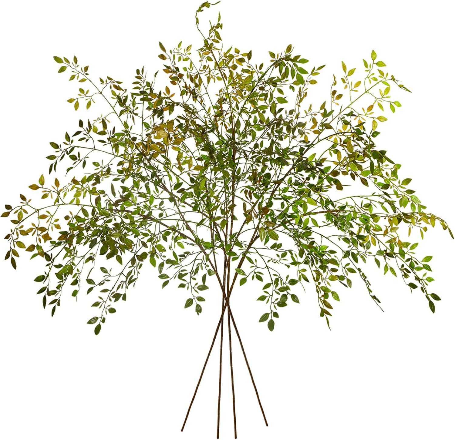 Fake Plants Eucalyptus Stems Greenery Stems 43.3"Branches Tall Faux Plant Stems for Vase, Greener... | Amazon (US)