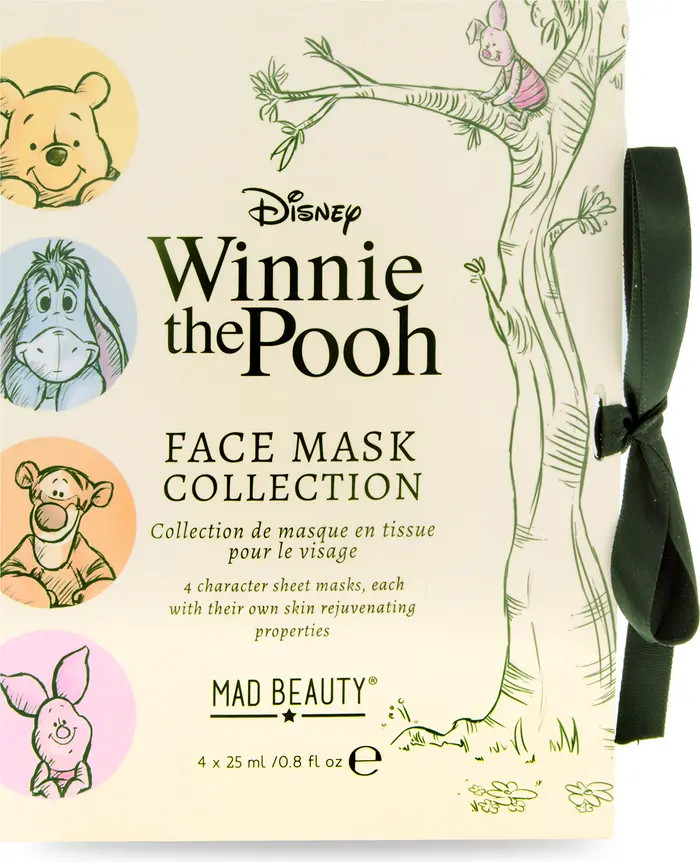 x Disney Winnie the Pooh 4-Pack Sheet Face Masks | Nordstrom