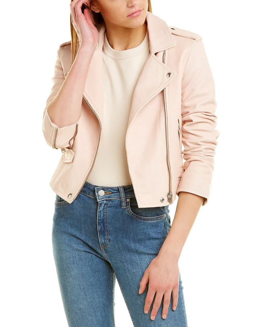 IRO Ashville Leather Biker Jacket | Shop Simon