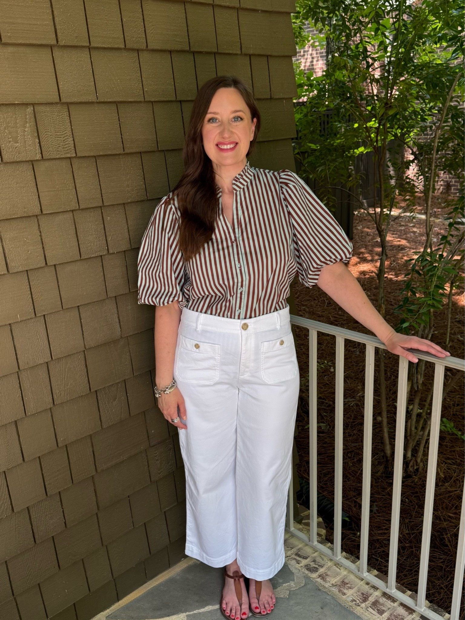 Love this top. I’m wearing a size medium (true to size)

#LTKootd #LTKOver40
