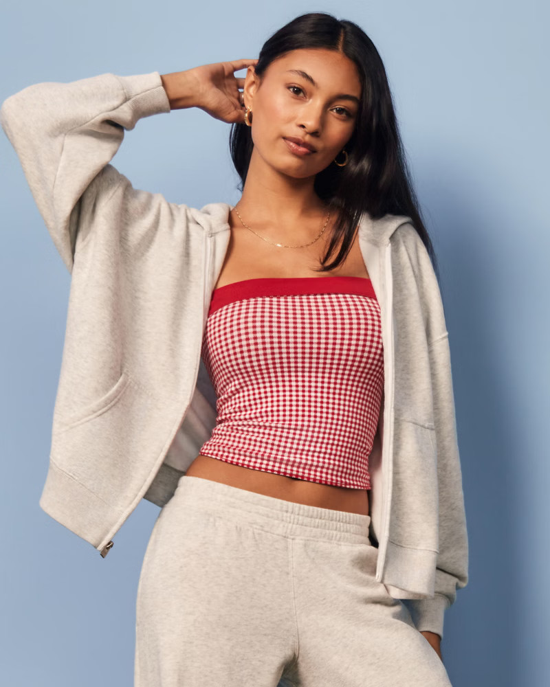 Oversized Zip-Up Hoodie | Hollister (US)