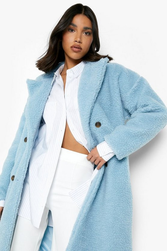 Oversized Faux Fur Teddy Coat | Boohoo.com (UK & IE)