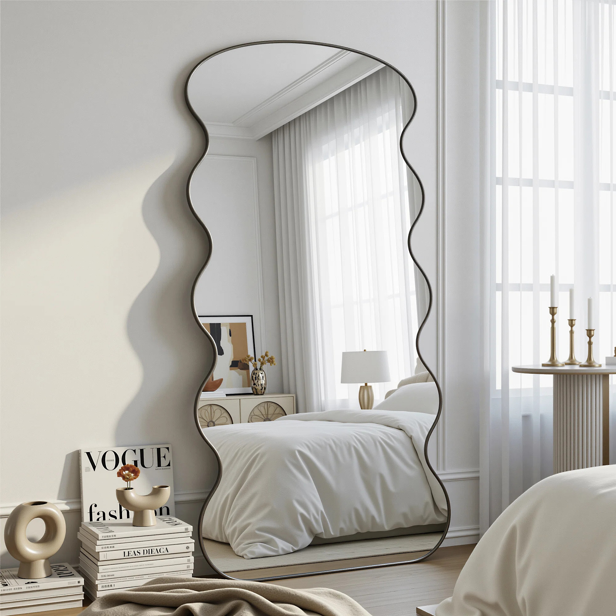 The Wave Full-Length Mirror | Wayfair North America