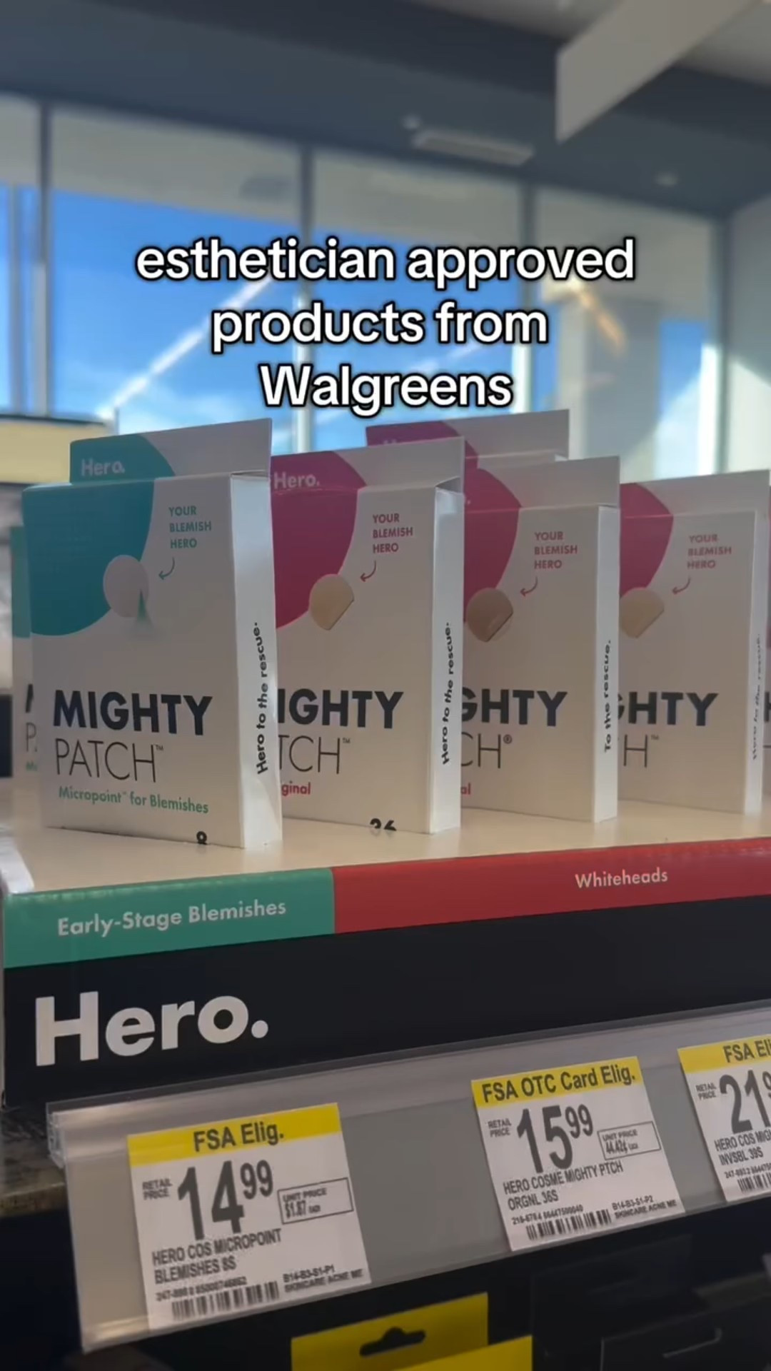 Esthetician approved products @walgreens ❤️‍🔥🙌 

@mightypatchlb @garnier @garnierusa @larocheposayusa @bluelizardsunscreen affordable skincare • drugstore • skincare routine • product recommendations • estie bestie • dry skin • selfcare • all things beauty • beauty community • makeup artist