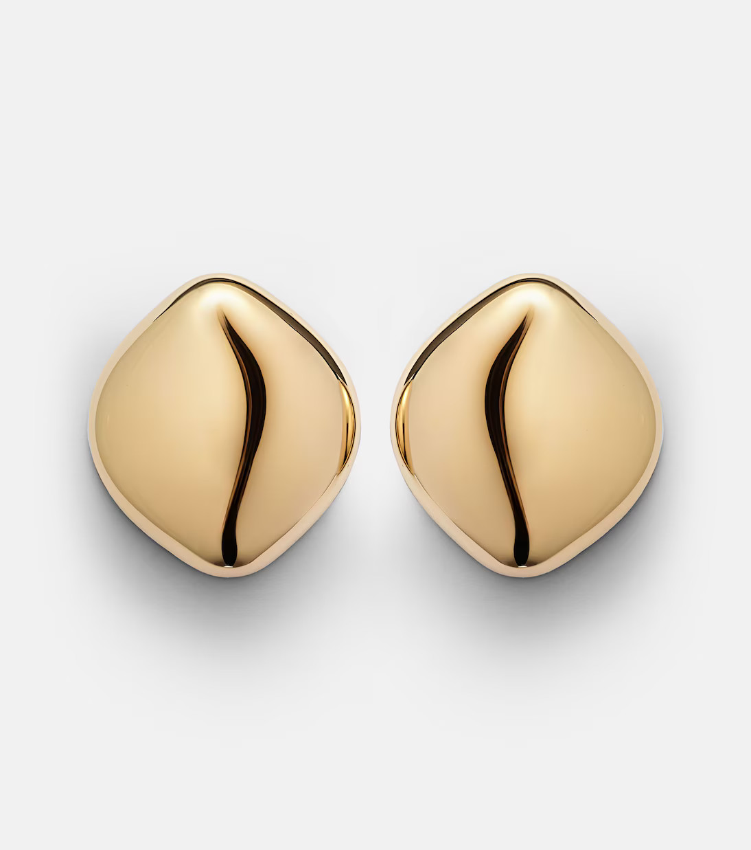 Jennifer FisherPuffy Cushion 10kt gold-plated earrings | Mytheresa (UK)