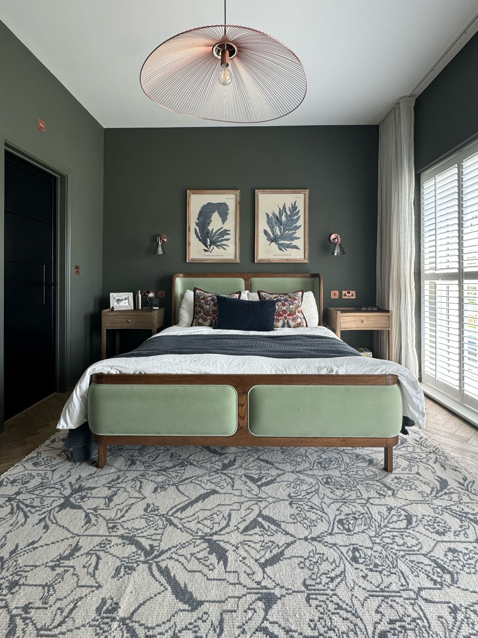 Proof you can add character to a new build and create a gorgeous moody and calming sanctuary of a bedroom 🌙 

#LTKhome #LTKuk