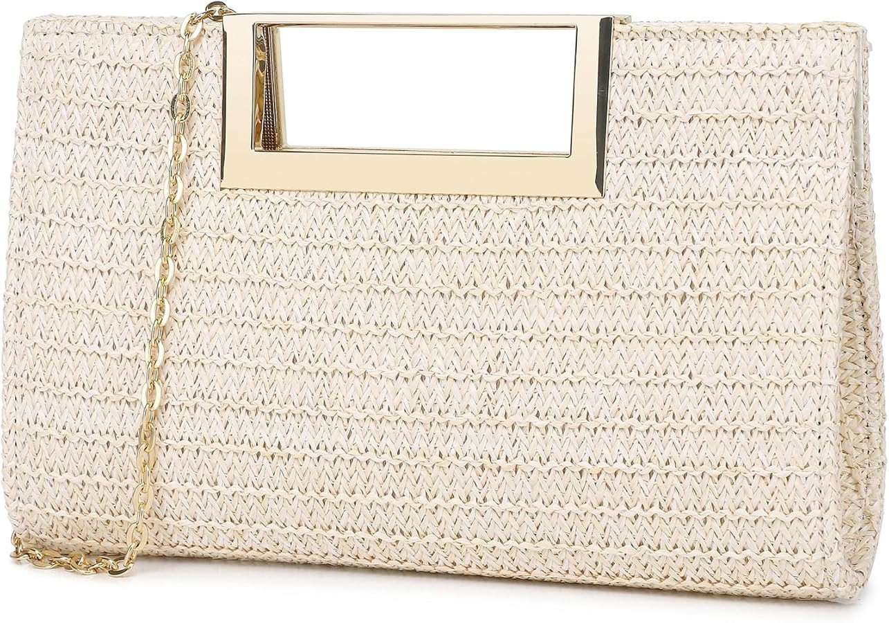 Clutch Purse for Women Fashion PU Leather Evening Bag Elegant Purse for Wedding Party Formal Dail... | Amazon (US)