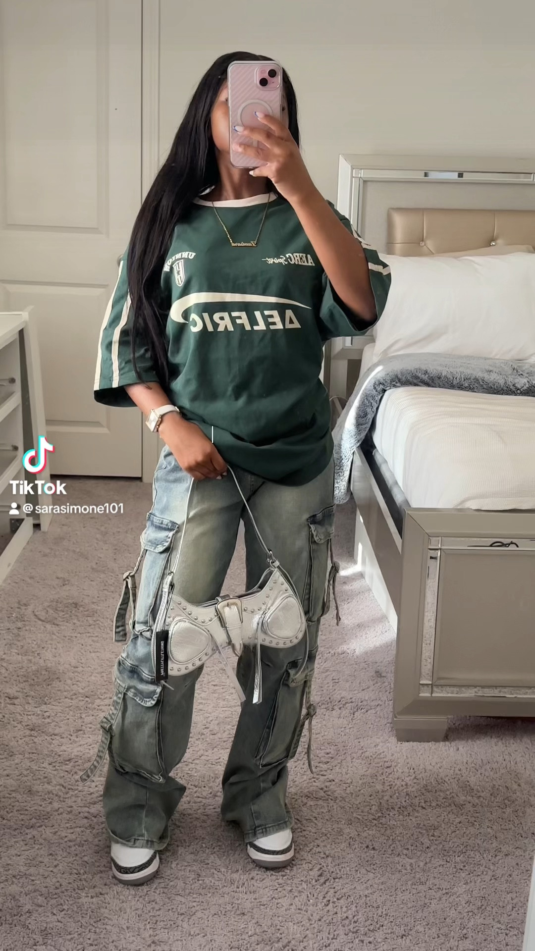 Chill day OOTD , shirt is linked in the tiktok post. 

#LTKItBag #LTKStyleTip #LTKBeauty
