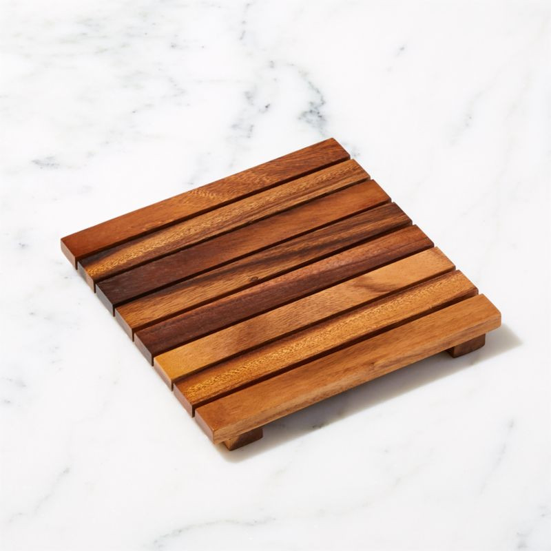 Acacia Trivet + Reviews | Crate and Barrel | Crate & Barrel