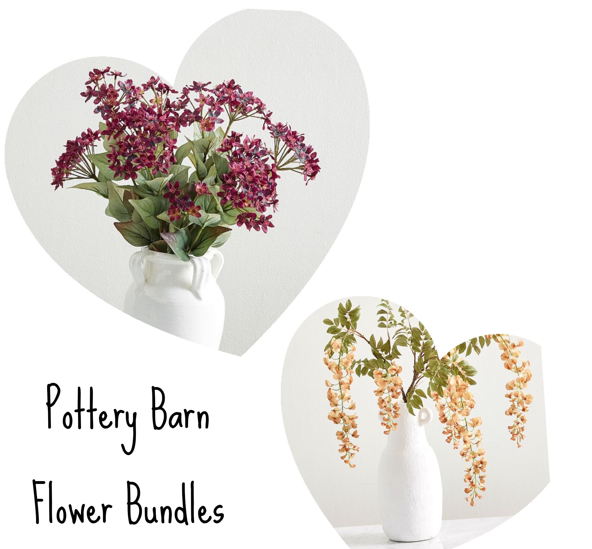 Pottery Bran Flower bundles 💜