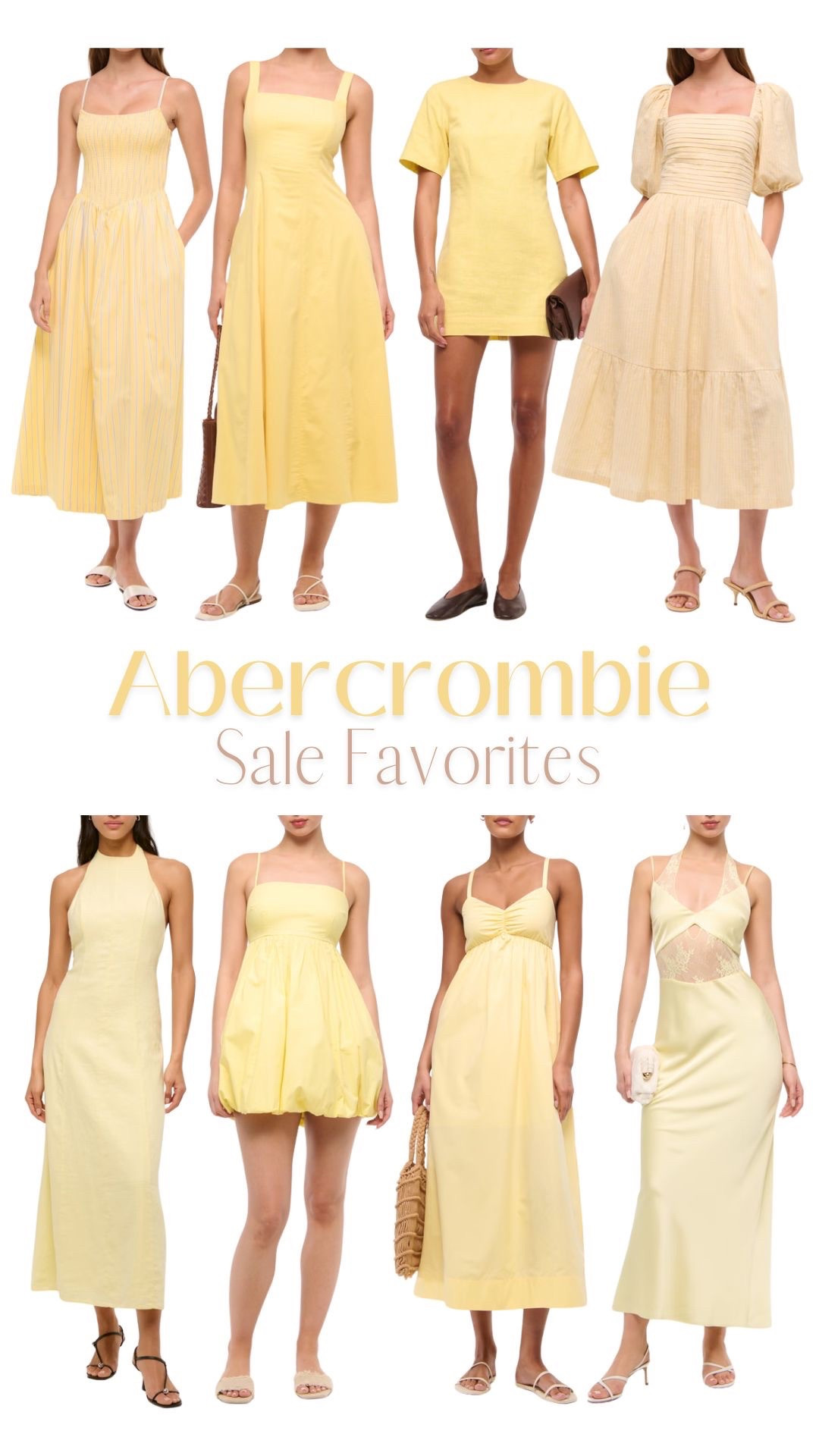 Last day to shop! 30% off Abercrombie dresses! Abercrombie, butter yellow, yellow dress.

#LTKSeasonal #LTKSaleAlert #LTKStyleTip