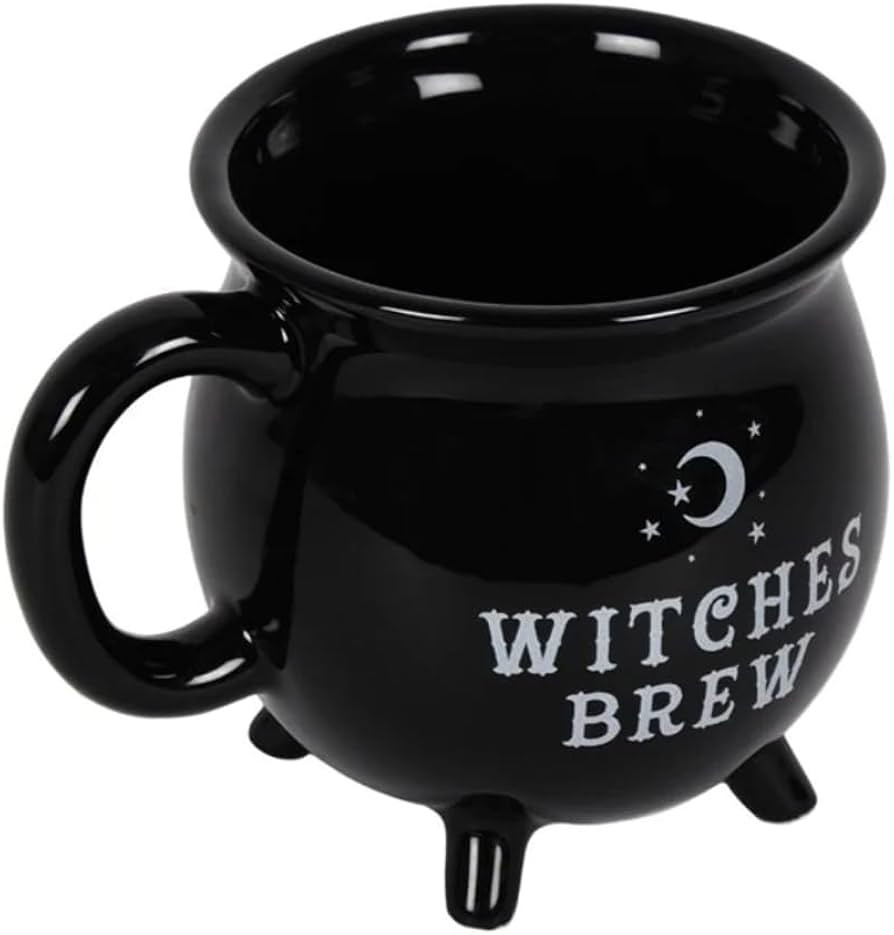 SOMETHING DIFFERENT Witches Brew Cauldron Mug Black | Amazon (UK)