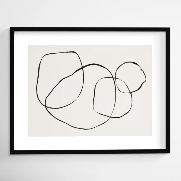 Teju Reval 869 Going in Circles by Teju Reval - Graphic Art Print on Paper | Wayfair North America