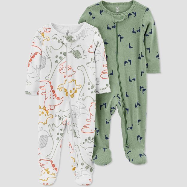 Baby Boys' 2pk Dino Sleep N' Play - Just One You® made by carter's Green | Target