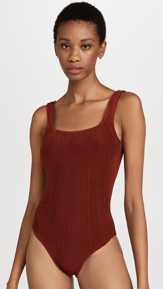 Square Neck Nile One Piece | Shopbop