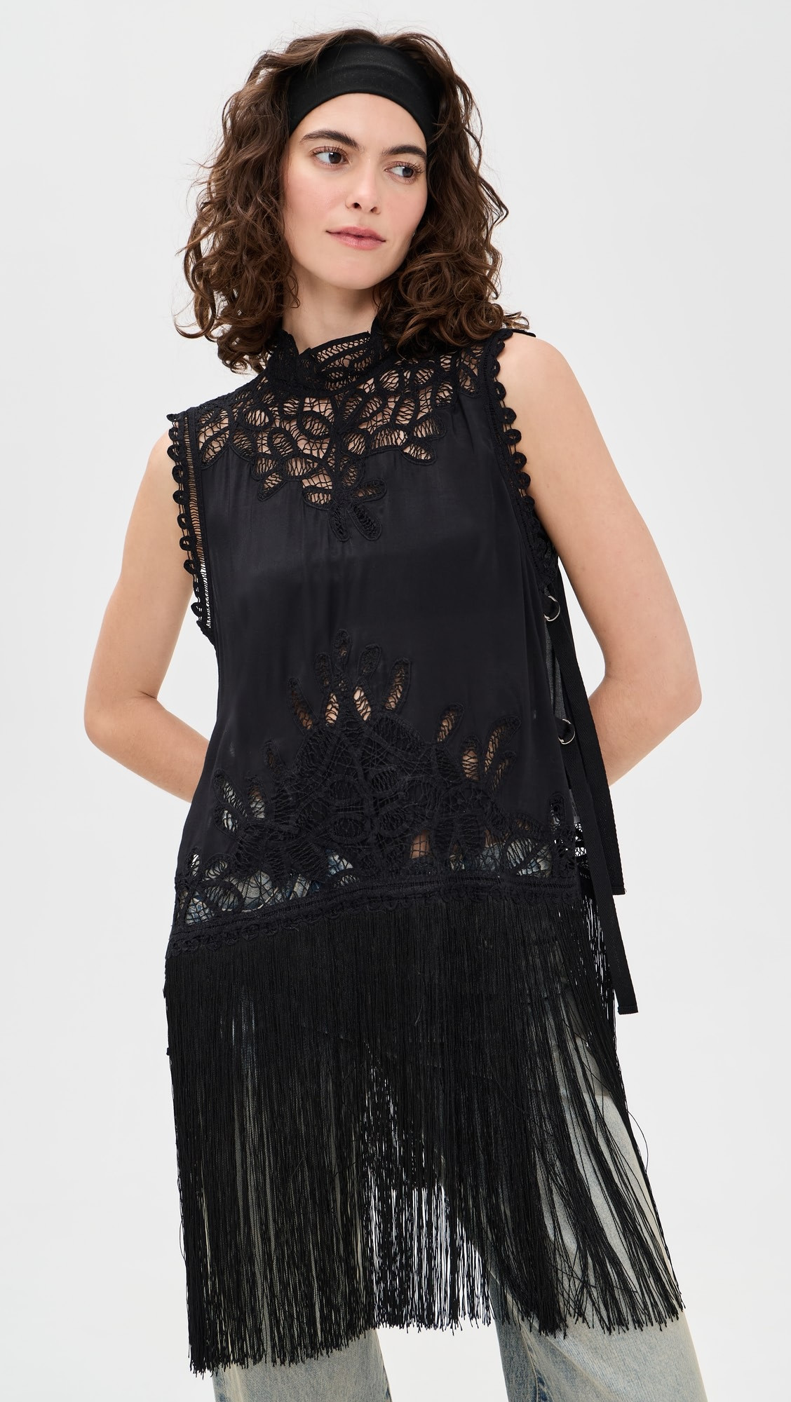 Adelina Battenberg Lace Vest | Shopbop