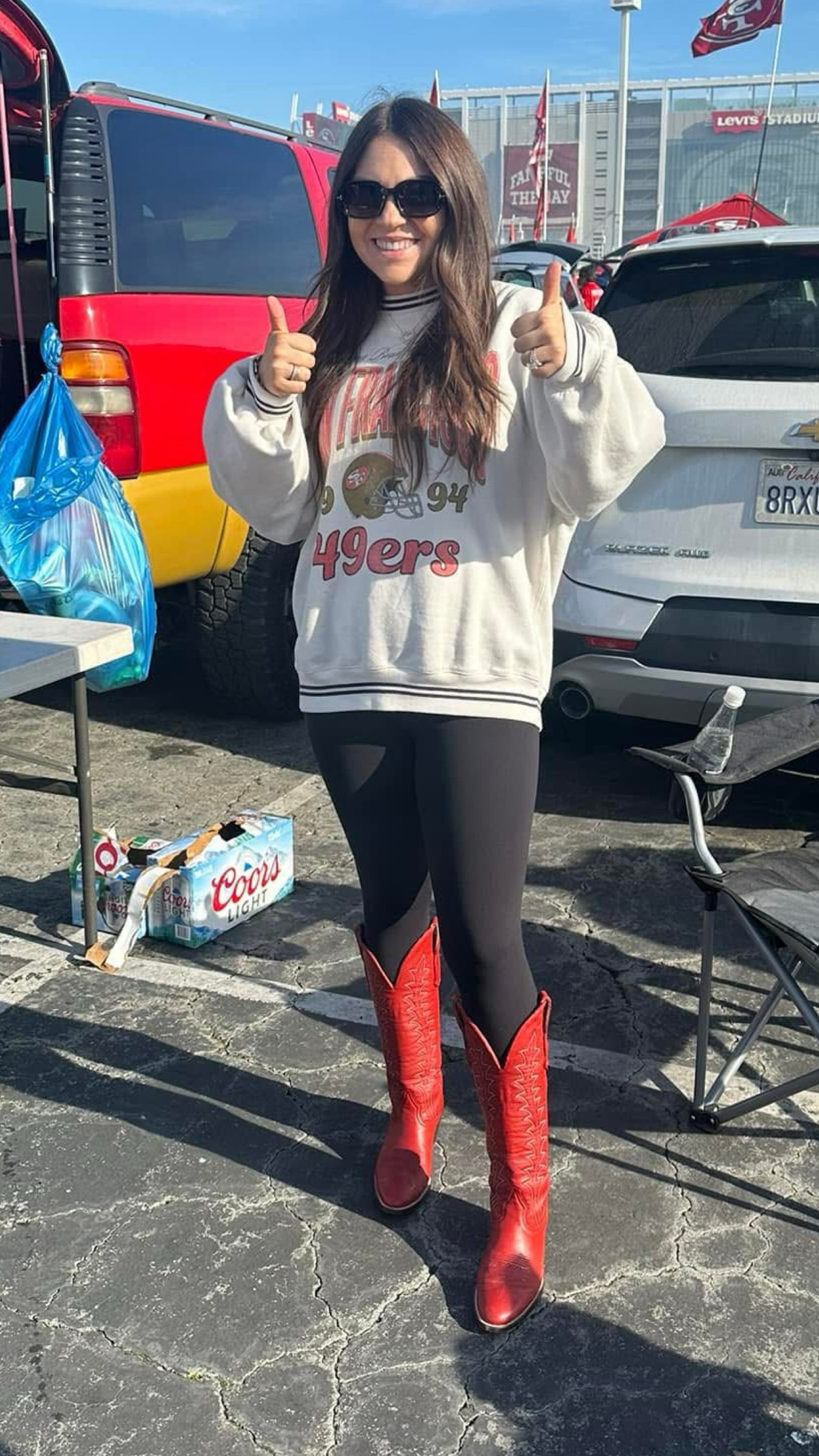 49er Game❤️✨🏈
#NFL #Sunday #Football

#LTKStyleTip #LTKSaleAlert #LTKActive