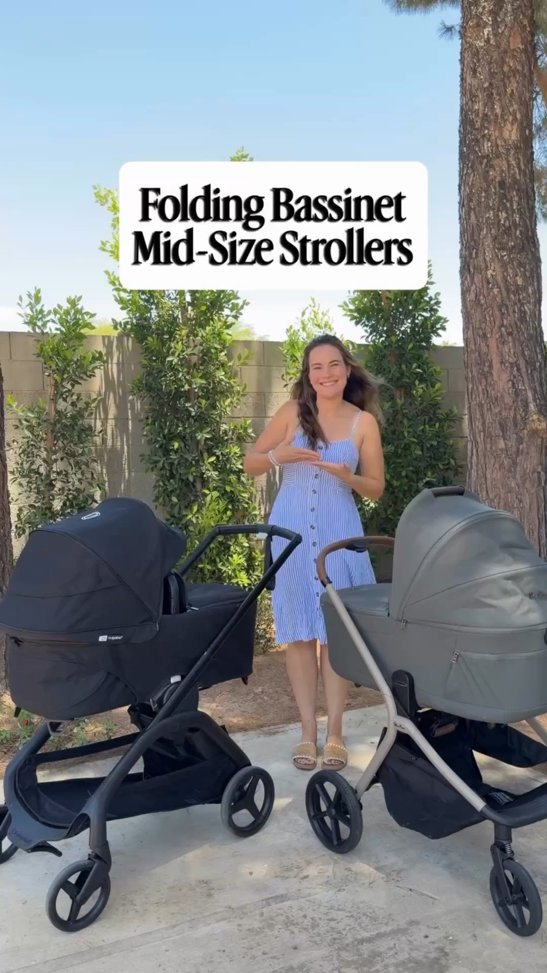 The two Mid-Size Strollers with Folding Bassinets! 

Bugaboo Dragonfly Plus vs Silver Cross Breez

Price w/ Bassinet: $1349 vs $1200
Weight w/ Bassinet: 23.57 lbs vs 25.5 lbs
Without Bassinet: 22.38 lbs vs 23 lbs
Seat holds: 50 lbs vs 55 lbs 

Both have:
🤍 Folding Bassinets 
🤍 Newborn Reclines on Stroller Seats 
🤍 Premium Materials 
🤍 Baskets hold 22 lbs 

Which one is better for you? 

I have a full review of the Silver Cross Breez on my YouTube channel!

#LTKmomlife #LTKBaby #LTKKids
