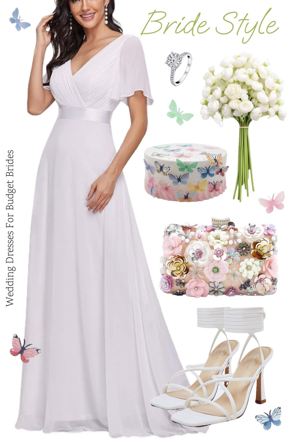 Affordable wedding day outfit for the bride. All on Amazon. 

#brideonabudget #travelring #destinationwedding  
#affordablebridal #backyardweddings #founditonamazonfashion #engagementphotoshootdress #engagementpartydress #rehearsaldinnerdress #receptiondress

#LTKWedding #LTKSeasonal