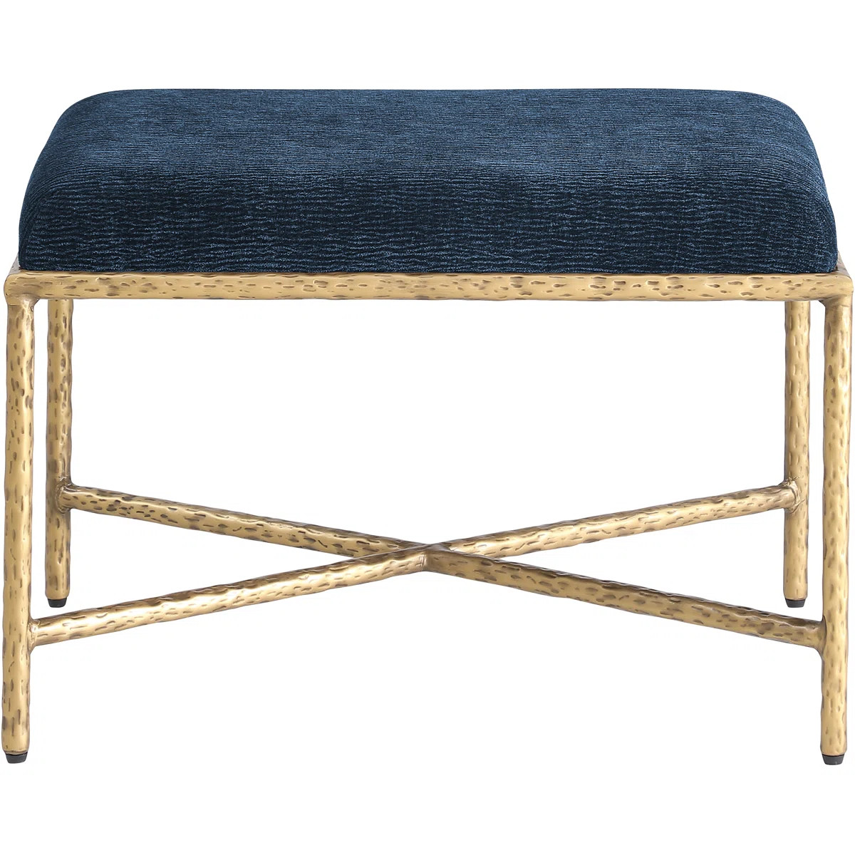 Iyania Chenille Fabric Bench | Wayfair North America