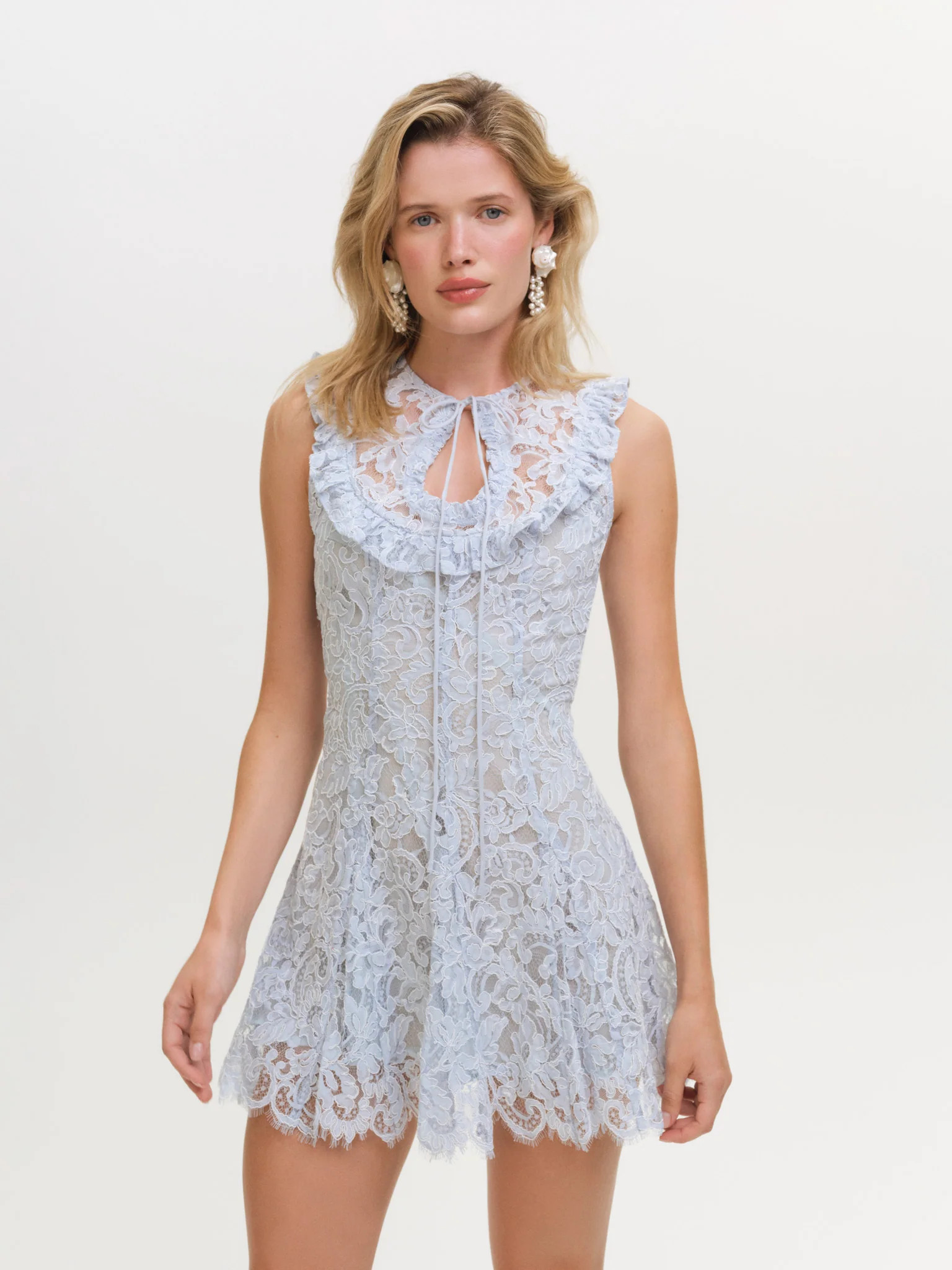 Locket Keyhole Mini Dress | For Love & Lemons
