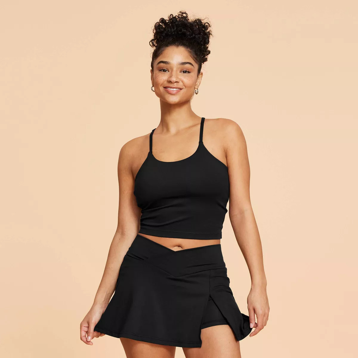 Blogilates Women's Strappy Cropped Tank Top | Target