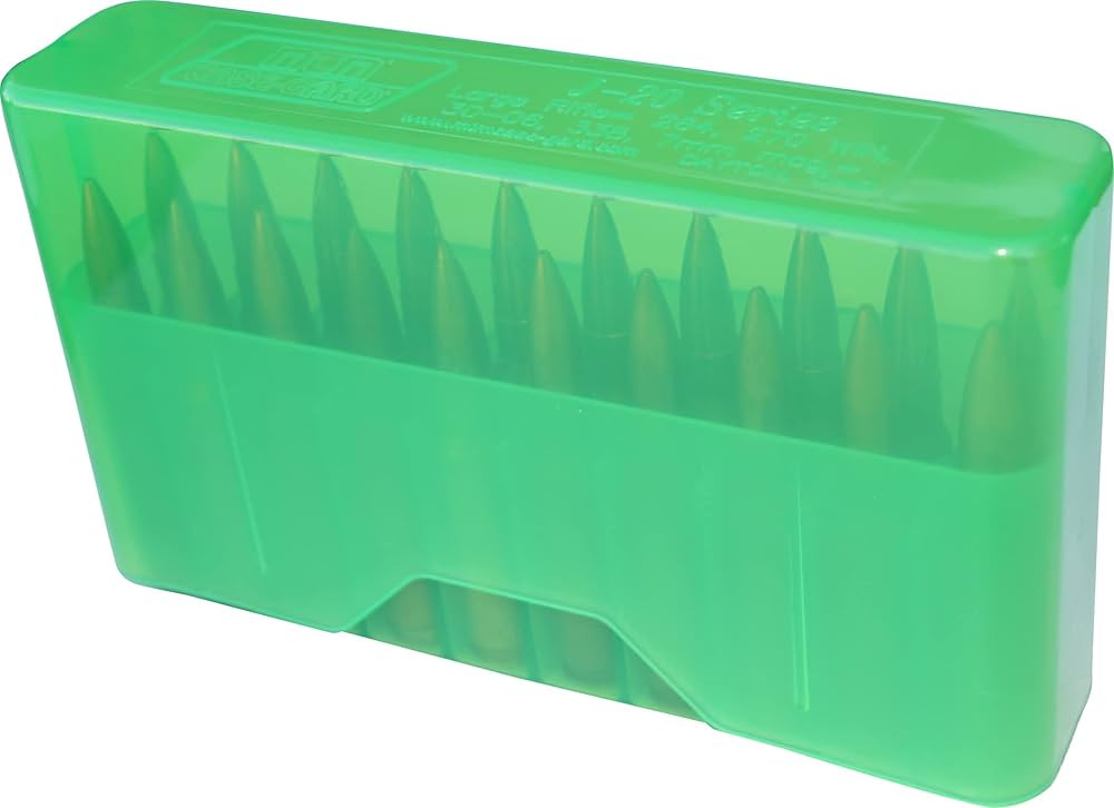 MTM 20 Round Slip-Top Rifle Ammo Box | Amazon (US)
