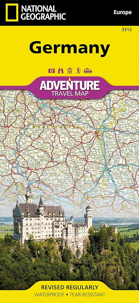 Germany Map (National Geographic Adventure Map, 3312) | Amazon (US)