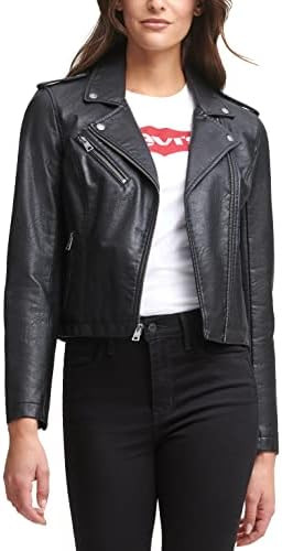 Levi's Women's The Classic Faux Leather Moto Jacket (Regular & Plus Size) | Amazon (US)