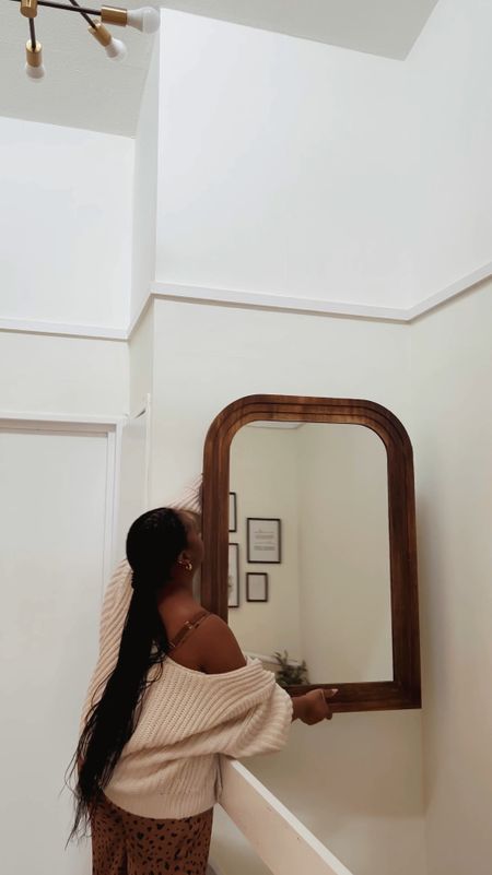 Hallway Refresh & Revamp 💕✨

- Wooden arch mirror @therangeuk 
- Jute rug 60 x 230cm @dunelmuk 
- Tall urne vase @homesense_uk 
- Damp duster @scrubdaddyuk @bm_stores 

#homestylinginspo #homerefresh #homerevamp #archmirror #juterug #luxuryonabudget #neutralhomedecor

#LTKuk #LTKhome