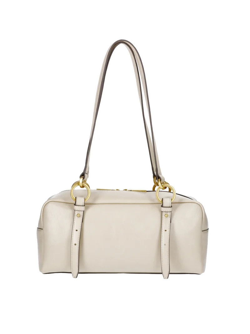 Scoop Women's Faux Leather Top Handle Shoulder Bag, Almond Biscuit | Walmart (US)