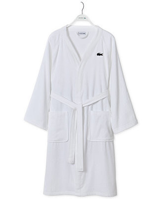 Logo Patch 100% Cotton Pique Bath Robe | Macy's