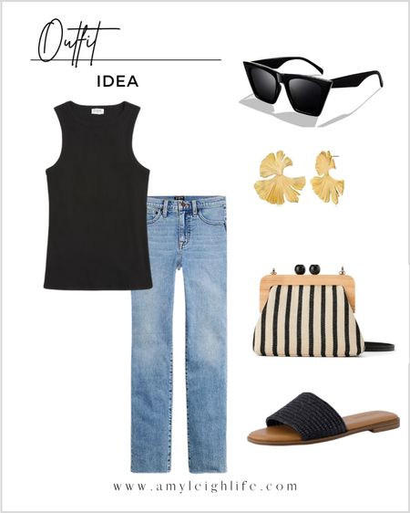 Casual summer outfit idea for women.  (I got this top in another color and I went up a size so it wouldn’t be too skin tight.)

Tank top, tank, women’s tank, ribbed tank, ribbed tee, ribbed tank top, summer earrings, summer Europe, summer essentials, European summer, European summer outfits, Europe summer, Europe summer outfits, euro summer, summer Fridays, summer favorites, summer flats, summer going out, summer going outfit, Greece summer, Greece summer dress, summer hat, summer holiday outfits, summer handbag, summer Italy, summer in Italy, Italy summer outfits, Italy summer, Italian summer, summer outfit inspo, summer jeans, summer looks, summer loungewear, summer lounge set, light summer, London summer, summer mom, summer mom outfits, nyc summer, Nashville summer, Nashville outfits summer, summer outfits womens, summer outfits 2024, summer outfits teens, summer outfits amazon, summer office outfits, summer office, summer outfits women amazon, summer outfits casual, summer purse, summer earrings, summer sandals, summer shoes, Sunglasses, sunglasses 2024, sunglasses amazon, amazon sunglasses, womens sunglasses amazon, amazon sun sunglasses, black sunglasses, cat eye sunglasses, designer dupe sunglasses, oval sunglasses, rectangle sunglasses, trendy sunglasses, tortoise sunglasses, women sunglasses, womens aviator sunglasses, retro glasses, retro sunglasses, vintage sunglasses, 

#amyleighlife
#outfit

Prices can change. 

#LTKTravel #LTKSeasonal #LTKOver40