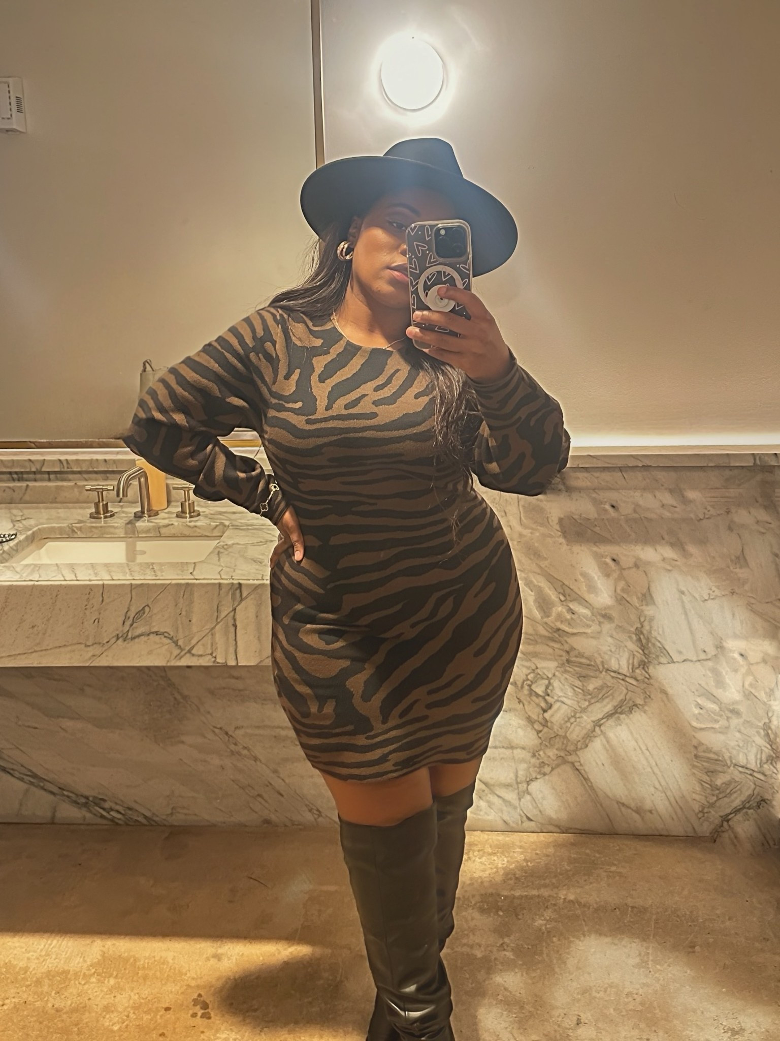 This perfect sweater dress is back in stock! Thick + warm, and it hugs your curves to perfection. 

This look will elevate your date night or girls night out. Grab it while it’s still available.

#LTKSeasonal #LTKootd