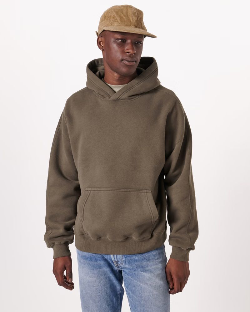 Oversized Essential Popover Hoodie | Abercrombie & Fitch (US)