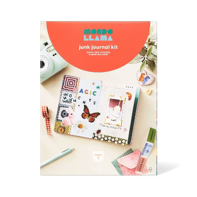 Junk Journal Craft Kit Gift - Mondo Llama™ | Target