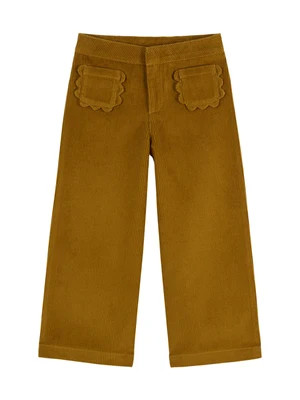 Scallop Pocket Corduroy Pants | Danrie