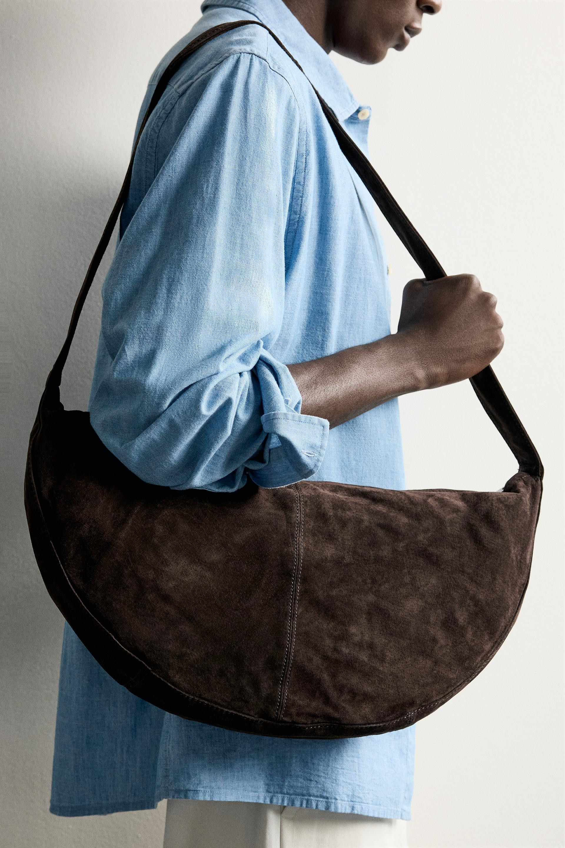 Schultertasche Aus Leder | Zara DE